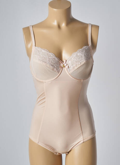 Body lingerie fermeture agrafe beige CHANTELLE femme
