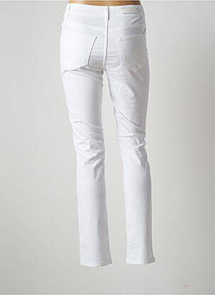 Pantalon droit stretch taille normale blanc FRED SABATIER femme