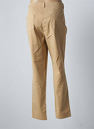 Pantalon droit stretch taille normale beige FUEGO WOMAN femme