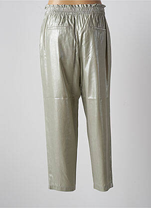 Pantalon droit taille haute taille haute vert MARC AUREL femme