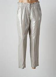 Pantalon droit taille haute taille haute gris MARC AUREL femme