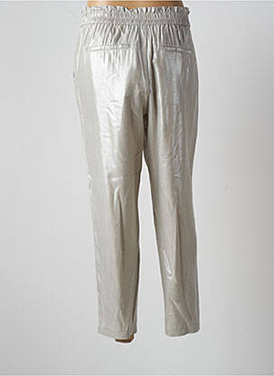 Pantalon droit taille haute taille haute gris MARC AUREL femme