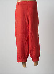 Pantalon 7/8 orange FRED SABATIER pour femme seconde vue