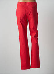 Pantalon droit rouge PAUSE CAFE pour femme seconde vue