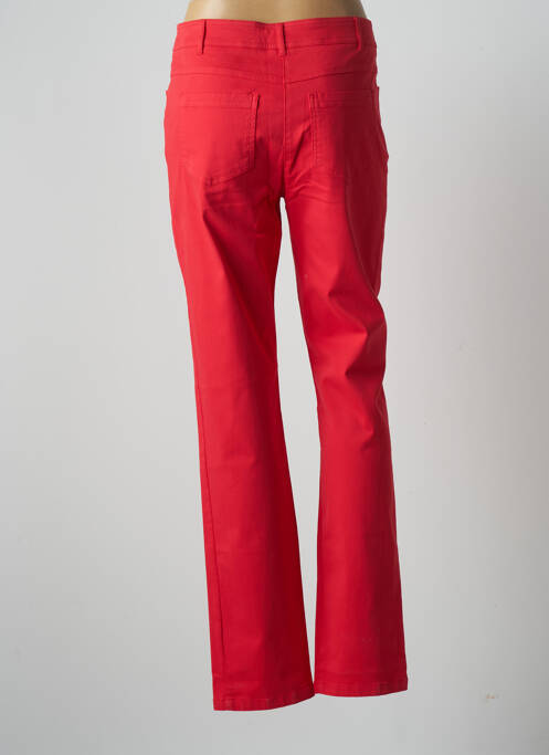 Pantalon droit rouge PAUSE CAFE pour femme