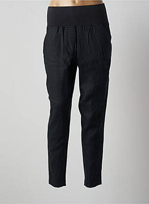 Pantalon droit taille haute taille haute noir MARC AUREL femme