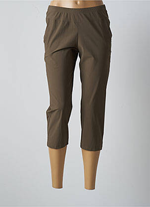 Pantacourt stretch taille normale vert MERI & ESCA femme