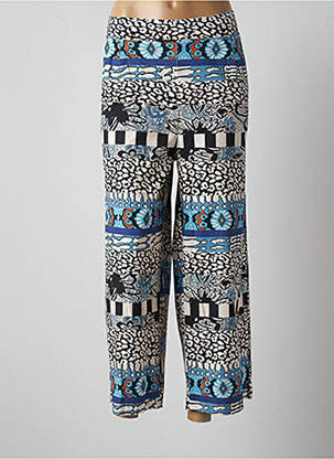 Pantalon large bleu LEO & UGO pour femme