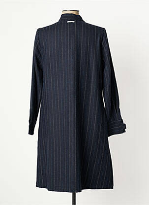 Robe mi-longue manches longues manches longues bleu HUMILITY femme