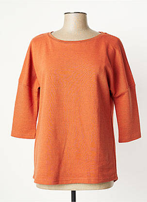 Top stretch manches 3/4 orange JENSEN femme