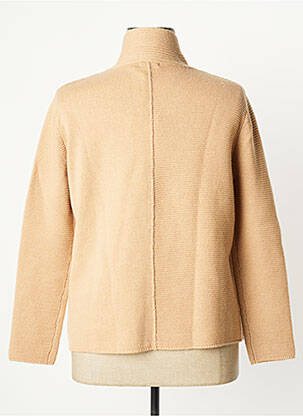 Gilet manches longues resserrée sur le bas beige QUILISIA femme