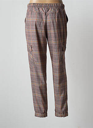 Pantalon droit taille élastique taille basse marron BANANA MOON femme