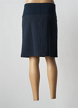 Jupe mi-longue stretch bleu MAE MAHE femme