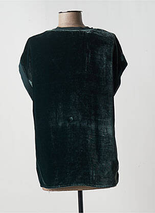 Top manches courtes manches courtes vert LAUREN VIDAL femme