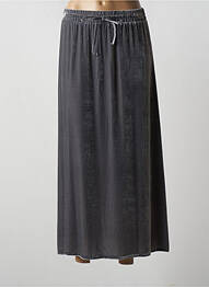 Jupe longue coupe évasée gris LAUREN VIDAL femme
