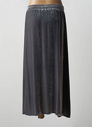Jupe longue coupe évasée gris LAUREN VIDAL femme
