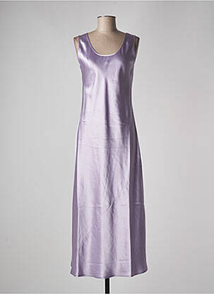 Robe longue sans manche sans manche violet MAX MARA femme