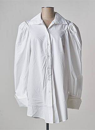 Robe courte manches longues manches longues blanc SPORTMAX femme