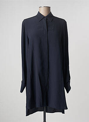 Robe courte manches longues manches longues bleu MAX MARA femme