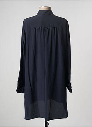 Robe courte manches longues manches longues bleu MAX MARA femme