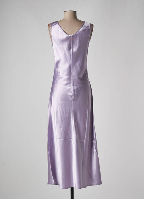 Robe longue sans manche sans manche violet MAX MARA femme