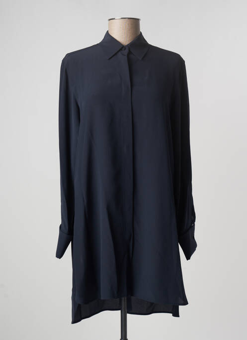 Robe courte manches longues manches longues bleu MAX MARA femme