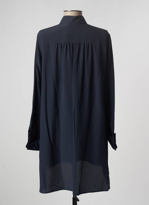 Robe courte manches longues manches longues bleu MAX MARA femme