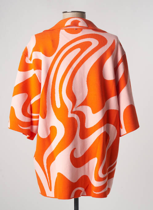 Pull tunique orange SPORTMAX pour femme