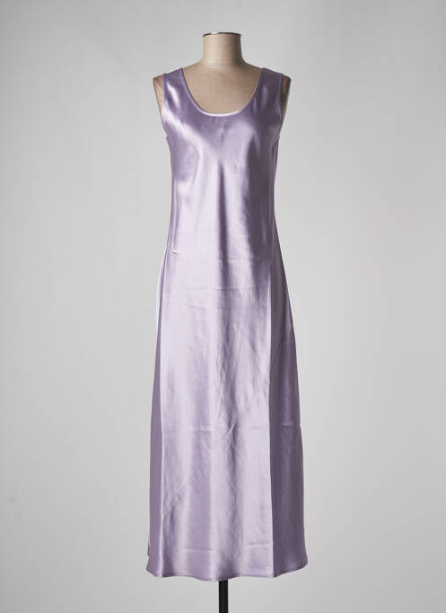 Robe longue violet MAXMARA pour femme