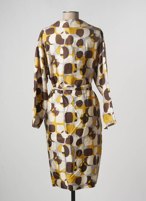 Robe mi-longue jaune MAXMARA pour femme