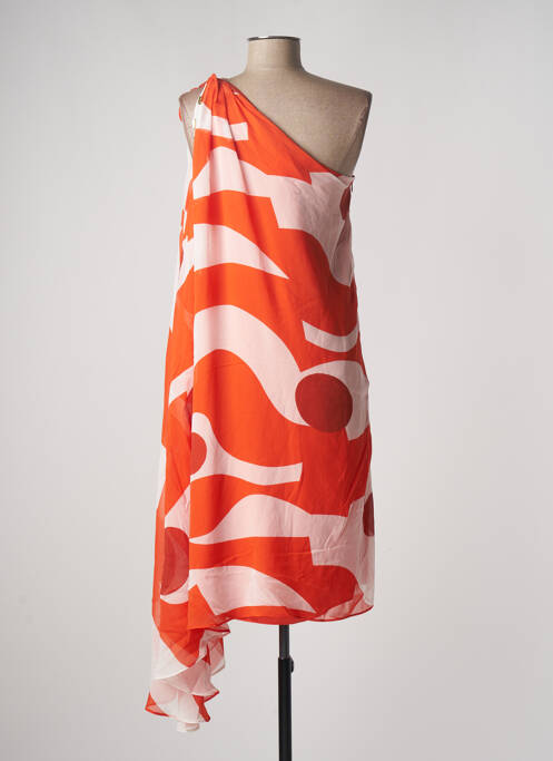 Robe mi-longue orange MAXMARA pour femme
