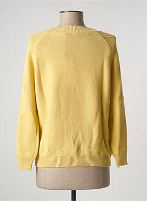 Pull resserrée sur le bas manches longues jaune WEEKEND MAXMARA femme