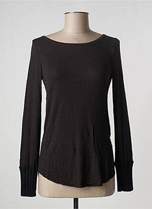 Top stretch manches longues noir PIER ANTONIO GASPARI femme