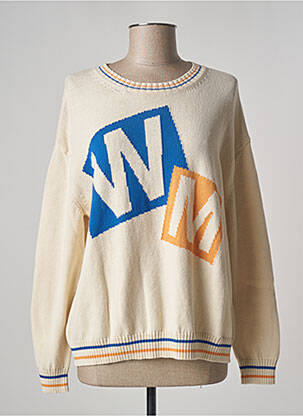 Pull resserrée sur le bas manches longues beige WEEKEND MAXMARA femme