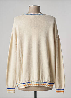 Pull resserrée sur le bas manches longues beige WEEKEND MAXMARA femme