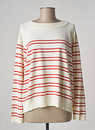 Pull resserrée sur le bas manches longues beige WEEKEND MAXMARA femme