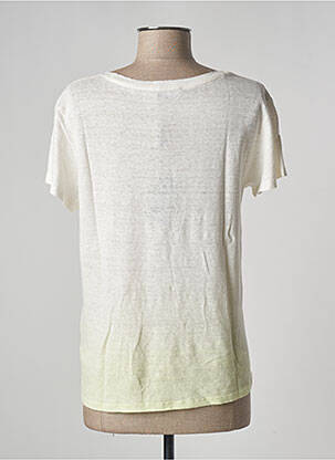 Top coupe fluide manches courtes blanc REPEAT femme