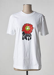 T-shirt coupe droite manches courtes blanc SPORTMAX femme