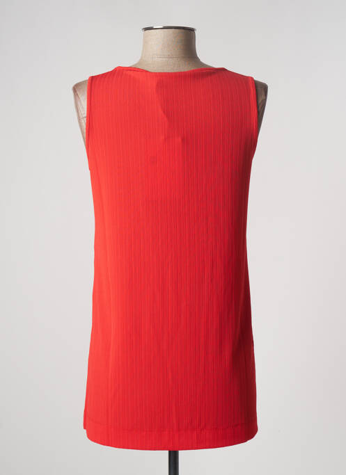 Tunique sans manche coupe fluide rouge MAX MARA femme