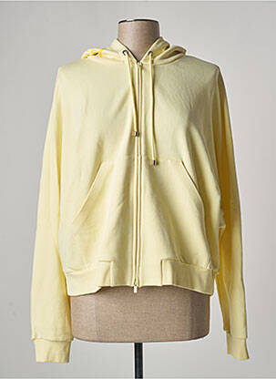 Gilet manches longues col rond jaune MAX MARA femme