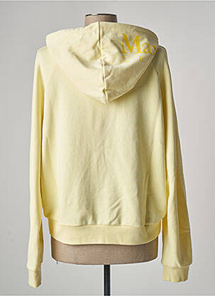 Gilet manches longues col rond jaune MAX MARA femme