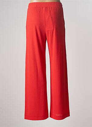 Pantalon large coupe fluide taille haute rouge MAX MARA femme