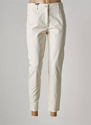 Pantalon 7/8 stretch taille normale beige PENNYBLACK femme