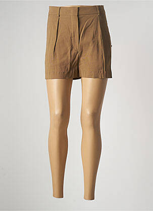 Short taille à pinces taille haute marron SPORTMAX femme