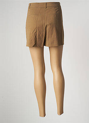 Short taille à pinces taille haute marron SPORTMAX femme