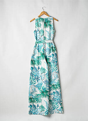 Combi-pantalon fermeture zippée au dos sans manche vert MAX MARA femme