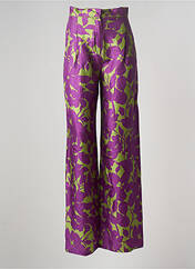 Pantalon large violet MAXMARA pour femme seconde vue