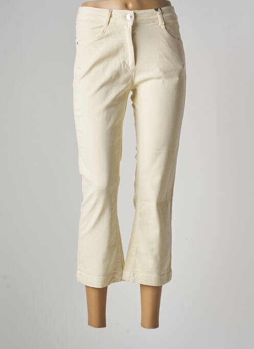 Pantalon 7/8 stretch taille normale beige PENNYBLACK femme