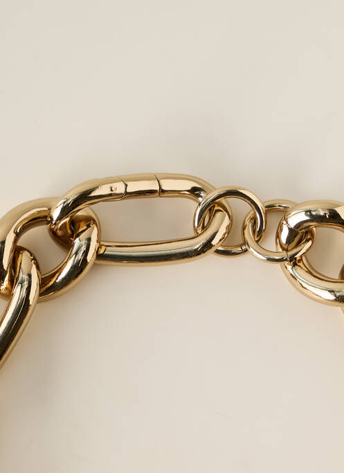 Bracelet fermeture fermoir mousqueton jaune MAX MARA femme