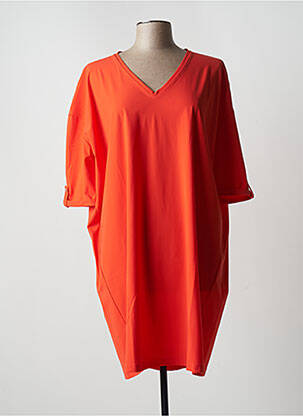 Robe courte orange EVA KAYAN pour femme